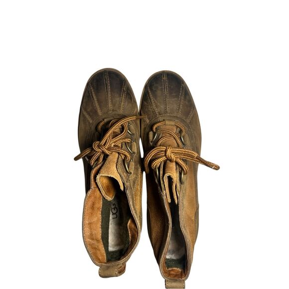 Ugg Greda brown duck boots waterproof lined rain snow 9.5 - Picture 4 of 11